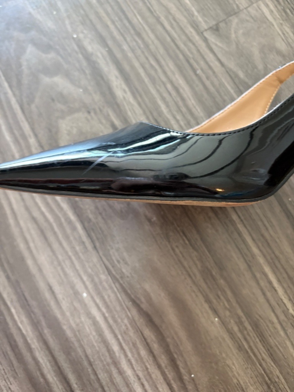 Sam Edelman Hazel Slingback Pump Black size 8.5 3-3/4" stiletto heel - Picture 7 of 9